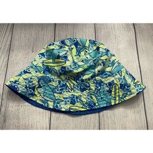 UV Skinz Boy Blue Shark Floppy Hat, Sun Hat, Beach Hat, UPF 50+, Size Youth 7